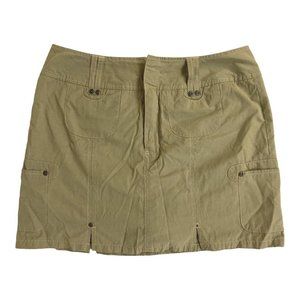 🍓Y2K KHAKI GREEN CARGO TECH SKORT🍓